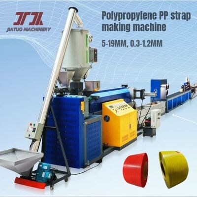 Máquina de fabricação de cintas de polipropileno PP de 45-50KW pode usar material 100% reciclado de PP