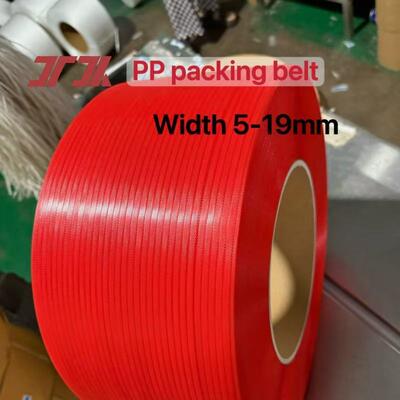 Faixa de embalagem de PP 5 ̊15 mm Faixa de PP branca para máquina de fixação automática de fábrica