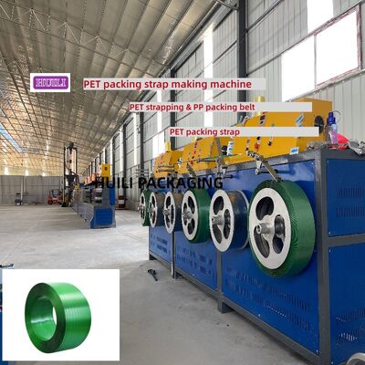 9-25mm máquina de correia de PET Máquina de fabricação de correia de PET de alta qualidade com flocos de garrafa 100% PET