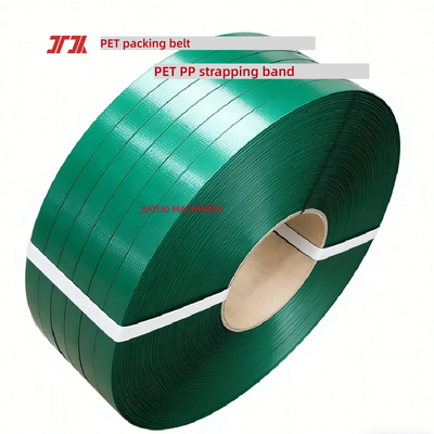 Correias de embalagem PET verdes de alta velocidade de 16 mm Cintas de aço de plástico PET Correia de embalagem PET