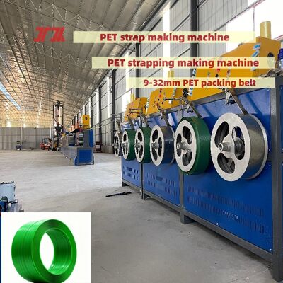 Equipamento de produção de correio PET de alta velocidade de 9 a 19 mm com materiais PET 100% reciclados