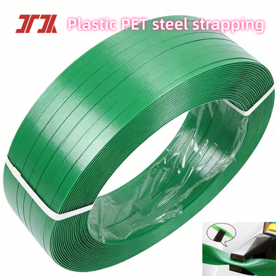 9-32mm Poliéster PET Strapping Faixa de embalagem durável para logística e transporte