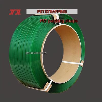 PET plástico Cintura de aço 16 mm Cintura de correia verde PET Cintura de PET para ferramenta de correia pneumática