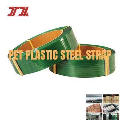 correia de superfície gravada lisa do empacotamento plástico do animal de estimação de 9-32mm para a embalagem pesada da carga