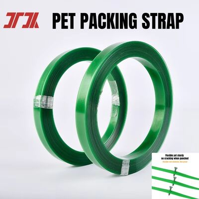 correia de superfície gravada lisa do empacotamento plástico do animal de estimação de 9-32mm para a embalagem pesada da carga