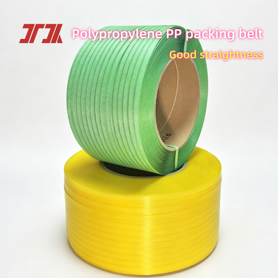 Cinturão de embalagem de polipropileno 100% PP Cinturão de embalagem de polipropileno 100% PP Cinturões de embalagem de polipropileno 5 mm para máquinas de amarração automática