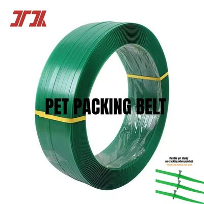 Fita PET de Alta Resistência 350-1300kgf Resistente às Intempéries e à Ruptura para Embalagem Automática e Manual