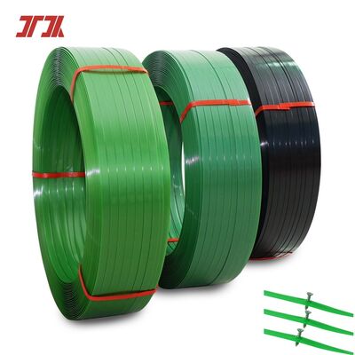 Máquina de extrusão de tiras de PET de 9-32 mm com controlo PLC para material de flocos de garrafas de PET recicladas