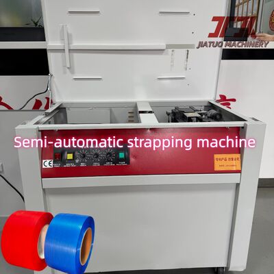 Máquina de amarração semi-automática de alta qualidade com tensão máxima de 60 kg e velocidade de amarração de 2,5 segundos por canal com contador Schneider