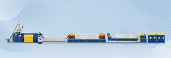 Máquina de embalagem totalmente automática 240kg/H Máquina de fabricação de tiras de plástico PP 5-19mm Largura personalizada