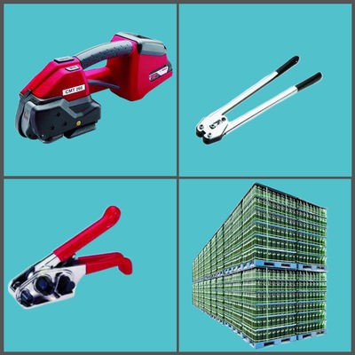 Máquina portátil de fixação de cordas a bateria para fixação de cordas de 9-19 mm de polipropileno PP PET