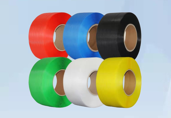 Faixa de colocação de correias de aço plástica verde de alta elasticidade da correia da embalagem do ANIMAL DE ESTIMAÇÃO