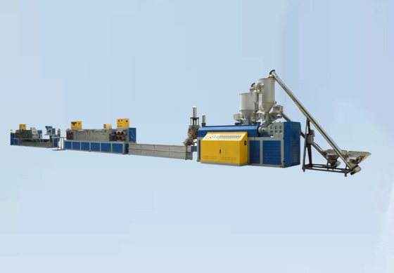 Máquina de fabricação de cintos de embalagem de plástico de PVC 150m/min Linha de extrusão de tiras de PP