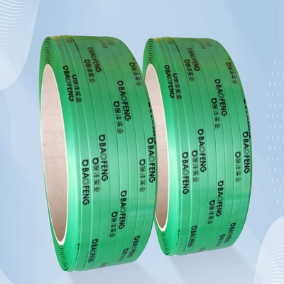 9-32mm Largura PP PET Faixa de embalagem de plástico Embalagem de dois lados com boa resistência flexível e forte