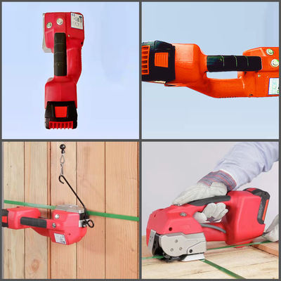 Máquina portátil 2100N de correia de bateria portátil 13mm 16mm PET PP