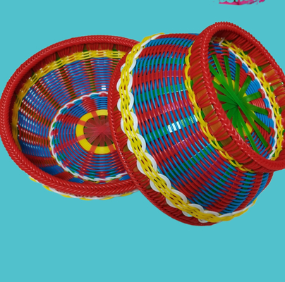 Rattan multicolorido do PE dos PP que faz a máquina 5-19mm a extrusão artificial do Rattan