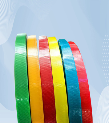 Correias de união de empacotamento coloridas imprimíveis do ISO 6mm do CE para caixas