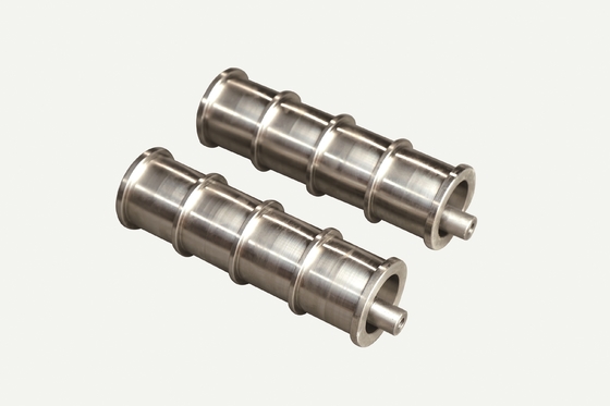 Peças de pressão de superfície de madeira da máquina da extrusão da tubulação do LDPE do HDPE do rolo de gravação