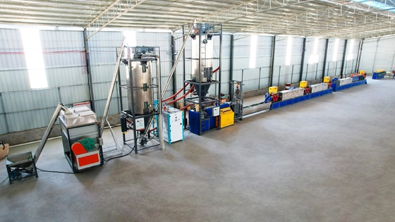 A linha de produção motor da correia do ANIMAL DE ESTIMAÇÃO de Polyerster PP de Siemens prende com correias a máquina de fabricação