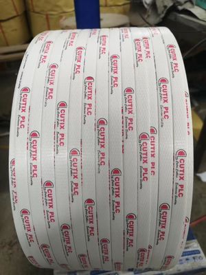 Máquina de fabricação de tiras de embalagem de PP com controle PLC GUGAO Motor Tela de banda extrusora Não-ferrugem Tela de embalagem de plástico PP PET