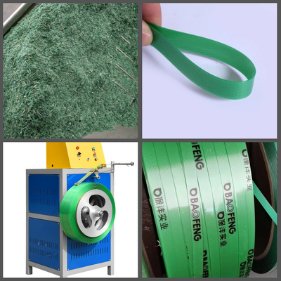 Linha de extrusão de tiras de PET com torre de pré-secagem de 5000L e secador rotativo de desumidificação de honeycomb 0ST-2000