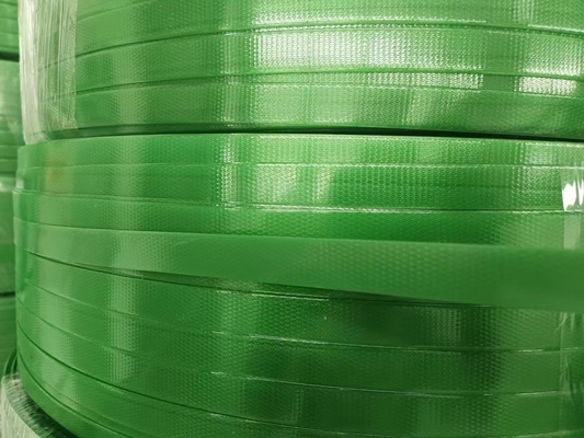 Cintas de embalagem PET resistentes à temperatura -40 oC a 80 oC Tecido/em relevo/liso 10 kg/rolo