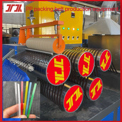 5-19mm linha de produção de cintos de embalagem PP PP Strap Making Machine controlada por PLC