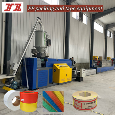Equipamento de fabrico de tiras de plástico eficientes para material de reciclagem de PP