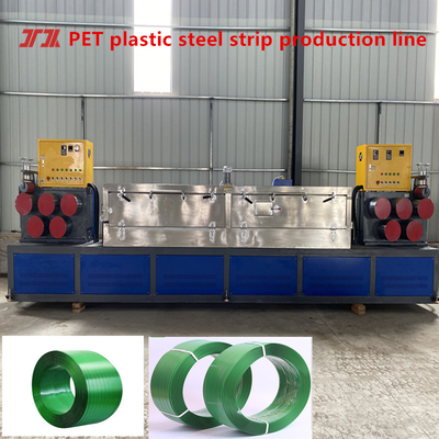 Linha de produção de extrusão de PET de correia de alta velocidade Capacidade de extrusão 100-600 kg/hora Equipada com máquina de enrolamento por servo