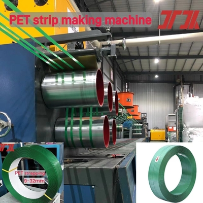 Máquina de Fabricação de Cinturão de PET a Cores Personalizada Com Dobro Enrolador de Estação