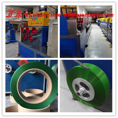 Equipamento de produção de cintos de aço de plástico PET sistema de controlo PLC máquina de enrolamento por servo 200-600KG/H