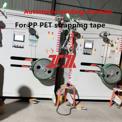Máquina de enrolamento automática de alta velocidade de PP PET personalizada enrolador automático para controle de servomotor