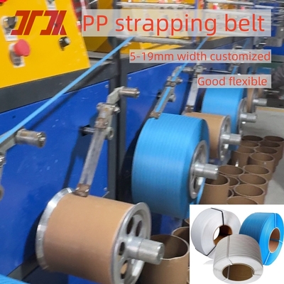 5-19mm Máquina de Fabricação de Cinturão de PP personalizada para uso de Cinturão de PP para Cartões de Carga Leve Madeira 50-350kg Resistência à Tensão