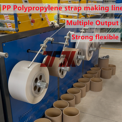 Máquina de embalagem totalmente automática 240kg/H Máquina de fabricação de tiras de plástico PP 5-19mm Largura personalizada
