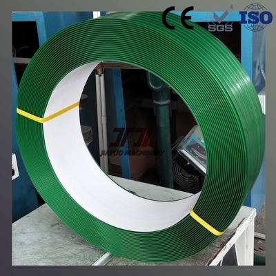 Forte tensão em relevo verde de plástico PET Usar para paletes Embalagem de carga pesada 9-32mm Tolerância ±0.3mm