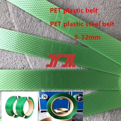 Fabrica por atacado 9-25mm verde PET plástico correia PET plástico correia de aço com Aplicável a máquina de correia elétrica