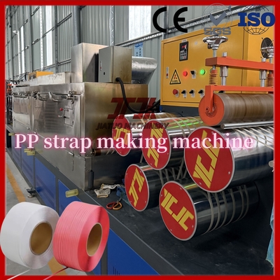 200-600kg/H PP Faixa de embalagem de plástico Máquina de fabricação Fazer boa qualidade comprimento mais longo PP Strapping