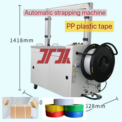 Packaging Machinery 5-15mm PP Strapping Automatic Strapping Machine Desktop Strapping Machine with Gantry Design (em inglês)