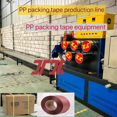 Máquinas de plástico 100% matérias-primas Linha de produção de fita de correia de PP Equipamento de produção de fita de correia de PP