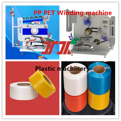 Máquina automática de enrolamento de cintas PP PET, máquina de enrolamento servo, máquina de enrolamento PLC