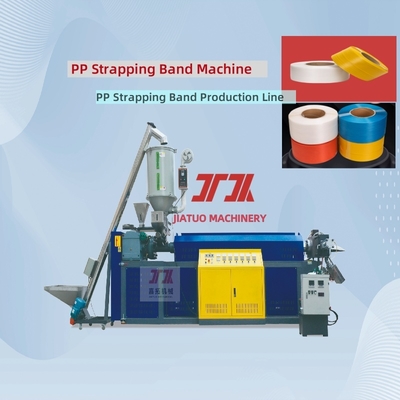 Máquina de Fita de Arquear PP Controlada por PLC Linha de Produção de Fita de Arquear Plástica PP Equipamento de Embalagem PP de Alta Qualidade