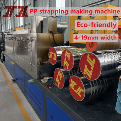Máquina de Produção de Fita de Polipropileno PP com Controle PLC, Seis Saídas de Fita, 360-380kg/H