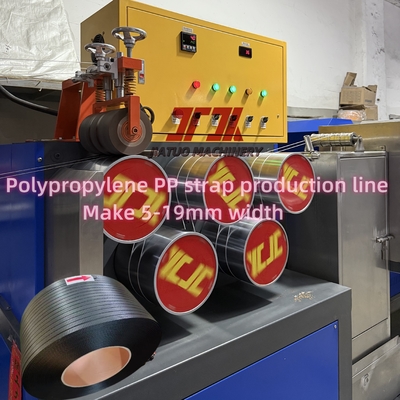 Máquina de Fabricação de Faixas de Pp Personalizavel e Durável Com Single Double Screw 100% Material Reciclado