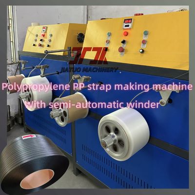 Linha de Produção de Fita PP com Capacidade de 380KG/H com Controle PLC e Trocador Sem Parar