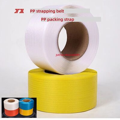 100% de material novo Faixas de embalagem de PP 5 ̊19 mm Faixa de amarração de PP para ferramentas de amarração automática