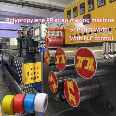 Linha de produção de cinturão de embalagem de plástico de PP Máquina de fabricação de cinturão de embalagem