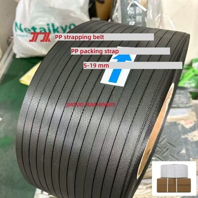 Faixa de embalagem de PP 5 ̊15 mm Faixa de PP branca para máquina de fixação automática de fábrica