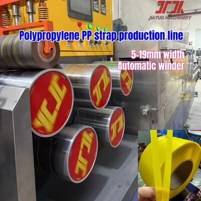 Máquina de fabricação de cintos de sanduíche de PP industrial de 5-19 mm com cabeça de extrusão estável