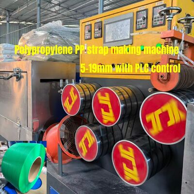 Máquina para fazer tiras de sanduíches de plástico de 5-19 mm com máquina de enrolar automática