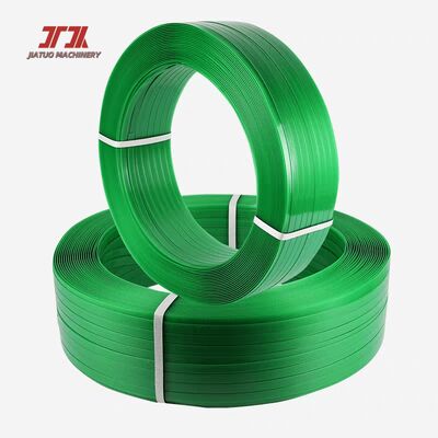 Correia de cintas PET de largura de 9-32 mm com superfície em relevo e resistência à tensão de 200-1000kgf para embalagem de carga pesada